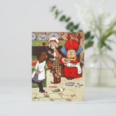 不思議の国のアリス：夫人とその家族 ポストカード (スタンド正面)