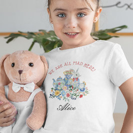 不思議の国のアリス 女の子用 Tシャツ