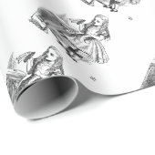 不思議の国のアリス-姿見を通した… ラッピングペーパー (ロールコーナー)