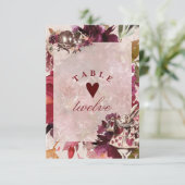 不思議の国のアリス 席次表 ウェディングテーブルナンバー 招待状 (スタンド正面)