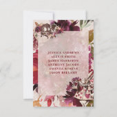 不思議の国のアリス 席次表 ウェディングテーブルナンバー 招待状 (裏面)