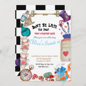 不思議の国のアリス 招待状 (正面/裏面)