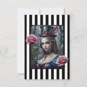 不思議の国のアリス 招待状 (正面)