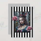 不思議の国のアリス 招待状 (正面/裏面)