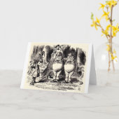 不思議の国のアリス: 捻りDeeおよび捻りDum カード (黄色い花)