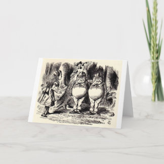 不思議の国のアリス: 捻りDeeおよび捻りDum カード