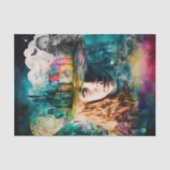 不思議の国のアリス |時計と街のスカイライン 薄葉紙 (正面)