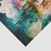 不思議の国のアリス |時計と街のスカイライン 薄葉紙 (詳細)