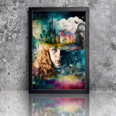 不思議の国のアリス |時計と街のスカイライン 薄葉紙