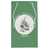 不思議の国のアリス 白うさぎの誕生日パーティー スモールペーパーバッグ (裏面)