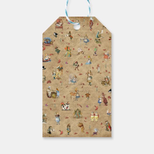 不思議の国のアリス 白うさぎ ギフトタグ (裏面)