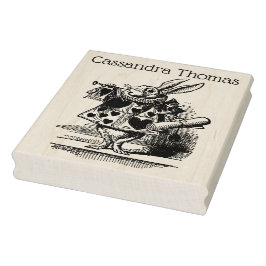 不思議の国のアリス 白ウサギのトランペット奏者 ラバースタンプ