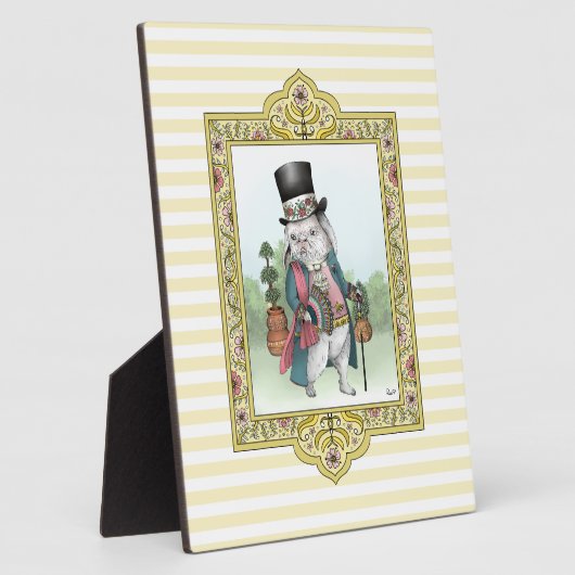 不思議の国のアリス 白ウサギの衣装を着たプレート フォトプラーク (側面)