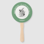 不思議の国のアリス 白兎 ヘラルド 誕生日 ハンドファン (正面)