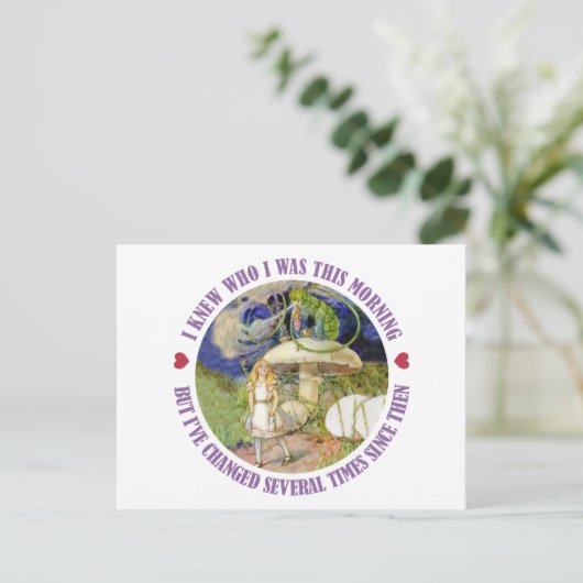 不思議の国のアリス – 私は今朝誰だったか知っていた ポストカード (スタンド正面)