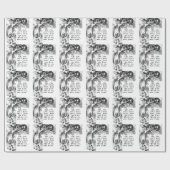 不思議の国のアリス-私達はここにすべての不機嫌います ラッピングペーパー (フラット)