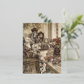 不思議の国のアリス 箔シーズンポストカード (立ち正面)