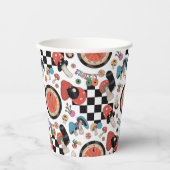 不思議の国のアリス 紙コップ (正面)