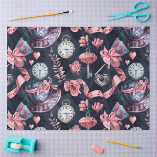 不思議の国のアリス 薄葉紙 (クラフト)