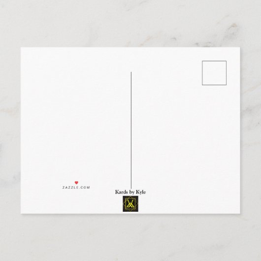 不思議の国のアリス 誕生日パーティーのご案内 案内ポストカード (裏面)