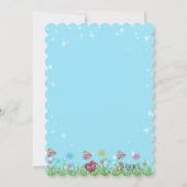 不思議の国のアリス 誕生日パーティー招待状 招待状 (裏面)