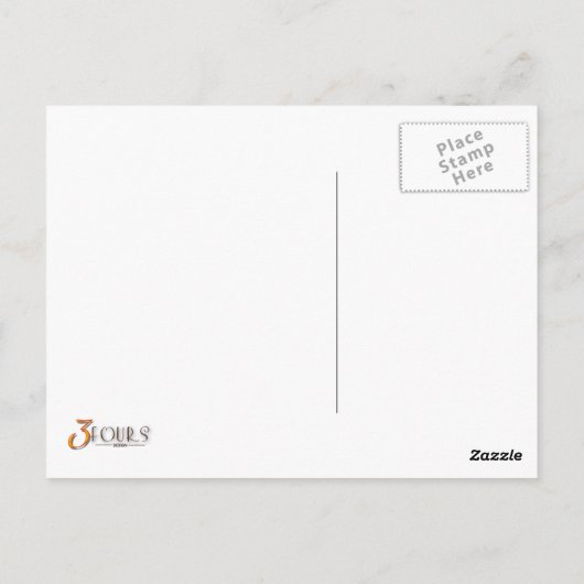 不思議の国のアリス 誕生日パーティー 感謝のメモ ポストカード (裏面)