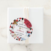 不思議の国のアリス 赤い花の誕生日ティーパーティー フェイバータグ (インサイチュ)