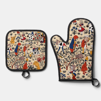 不思議の国のアリス 鍋つかみ&鍋敷きセット