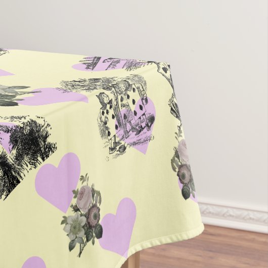 不思議の国のアリス - Alice in Wonderland ハート テーブルクロス (インサイチュ)