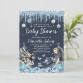 不思議の国のアリス in ウィンター ワンダーランド ブルー 招待状 (スタンド正面)