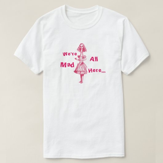 不思議の国のアリス Tシャツ (デザイン正面)
