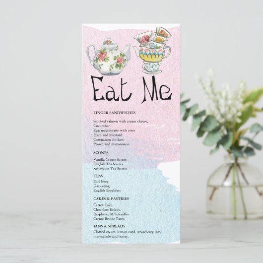 不思議の国のアリス | Teaパーティー メニュー (スタンド正面)