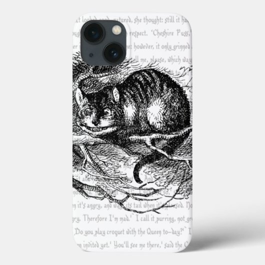 不思議の国のアリス | The Cheshire Cat Case-Mate i iPhoneケース (裏面)