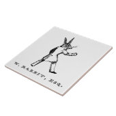 不思議の国のアリス- W. Rabbit Esq。 大きいタイル タイル (側面)