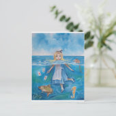 不思議の国のアリスG Bruceの涙の池 ポストカード (スタンド正面)