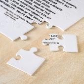 不思議の国のアリスHumpty Dumptyの会話の引用文 ジグソーパズル (側面)