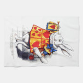 不思議の国のアリスTenniel著白いウサギ キッチンタオル (横)