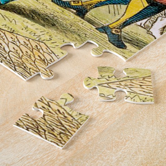 不思議の国のアリンス – アリスと赤の女王 ジグソーパズル (側面)