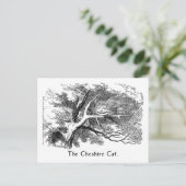 不思議の国のアートカードに登場するチェシャねこ ポストカード (スタンド正面)