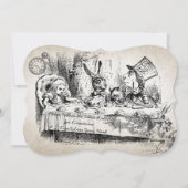 不思議の国のウェディング 招待状 (裏面)