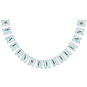 不思議の国のウサギのハッピーバースデー バンティングフラッグ (全)