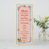 不思議の国のウサギ フラワー ウェディング プログラム 詳細 (スタンド正面)