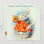 不思議の国のウサギ ～ 招待状 (正面/裏面)