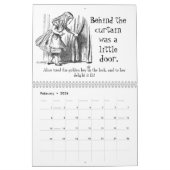 不思議の国のカレンダーのアリスの冒険 カレンダー (2月 2026)