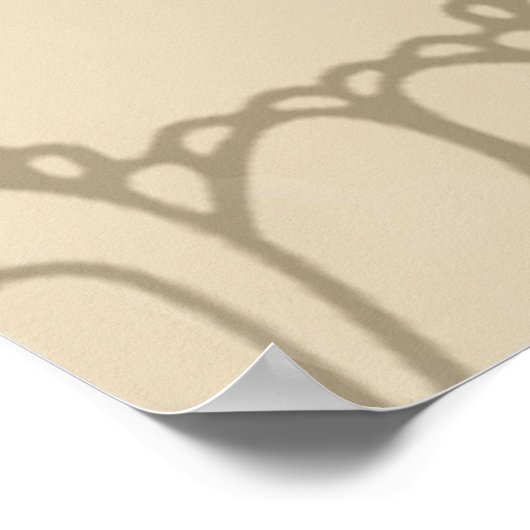 不思議の国のカーテンナンセンスのアリス ポスター (角)