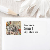 不思議の国のカーテンナンセンスのアリス ラベル (インサイチュ)