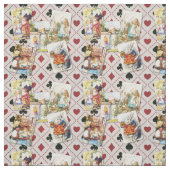 不思議の国のカードとアリスとその魔法の友 ファブリック (見本)