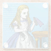 不思議の国のガラスコースターのアリス ガラスコースター (裏面)