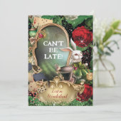 不思議の国のガーデンパーティー招待状 招待状 (スタンド正面)