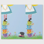 不思議の国のギフト用包装紙のアリス ラッピングペーパー (フラット)